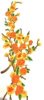 Аппликации термоклеевые цветы S31-3885